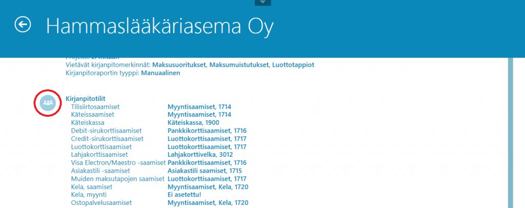 3.muokkaa kirjanpitotilejä