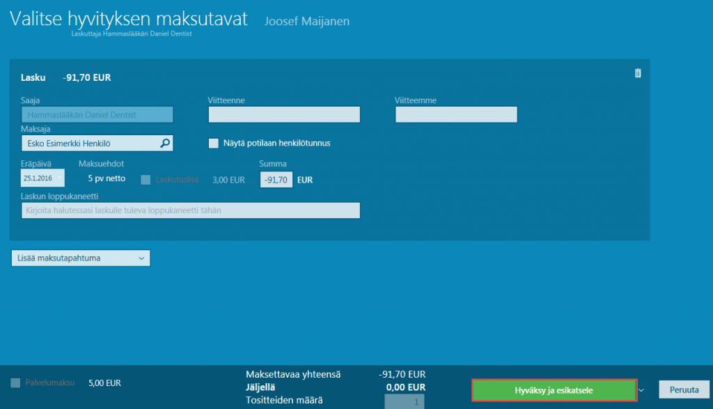 12 hyväksy negatiivinen